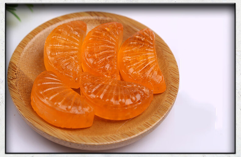 桔子糖老式橘子瓣散装糖果喜糖水果硬糖怀旧糖果零食桔子瓣糖500g 1斤