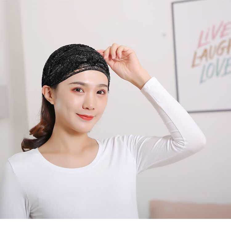 精选好礼蕾丝宽边发带女遮白发头箍韩版时尚森女洗脸发箍压发头套头巾
