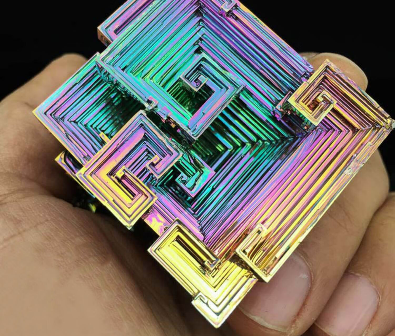 铋晶体金属结晶化学元素矿石标本原石创意礼物全新饰品摆件看图挑选赠