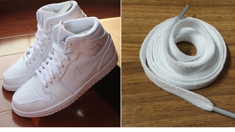 适配耐克空军一号af1鞋带aj1低帮高帮篮球鞋运动鞋板鞋帆布鞋小白鞋带