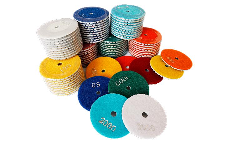 水磨片石材抛光片大理石软磨水抛片瓷砖翻新片石材磨片80mm100mm 80mm