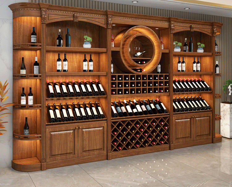 中间网格酒柜100*35*220带灯【图片 价格 品牌 报价】-京东