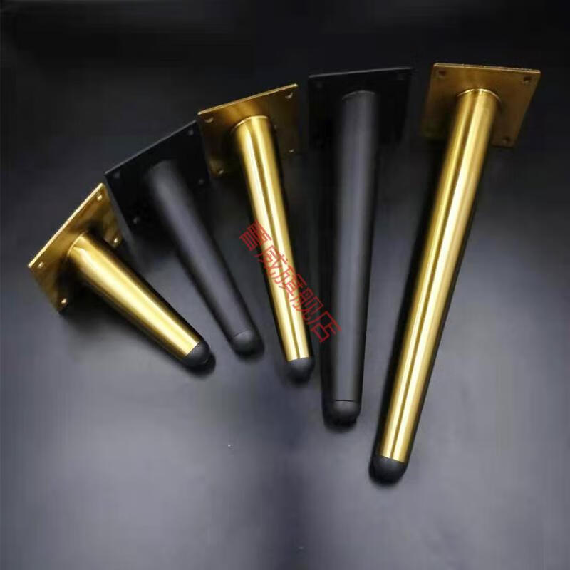 不锈钢沙发脚配件浴室柜脚金属电视柜支撑腿轻奢家具脚床头柜脚100mm