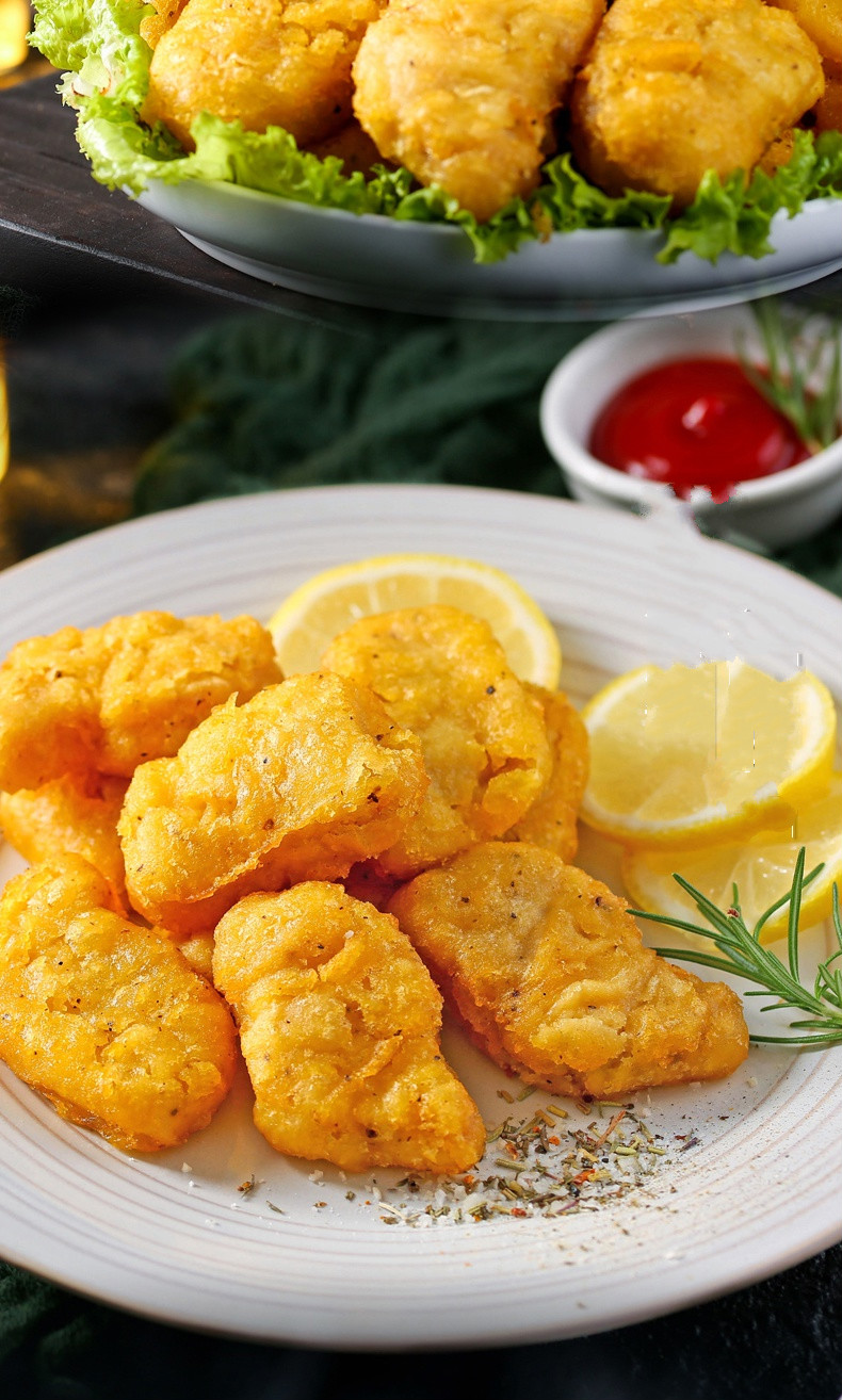 轻恋上校鸡块风味黑椒鸡块2斤冷冻半成品油炸小吃鸡排鸡米花