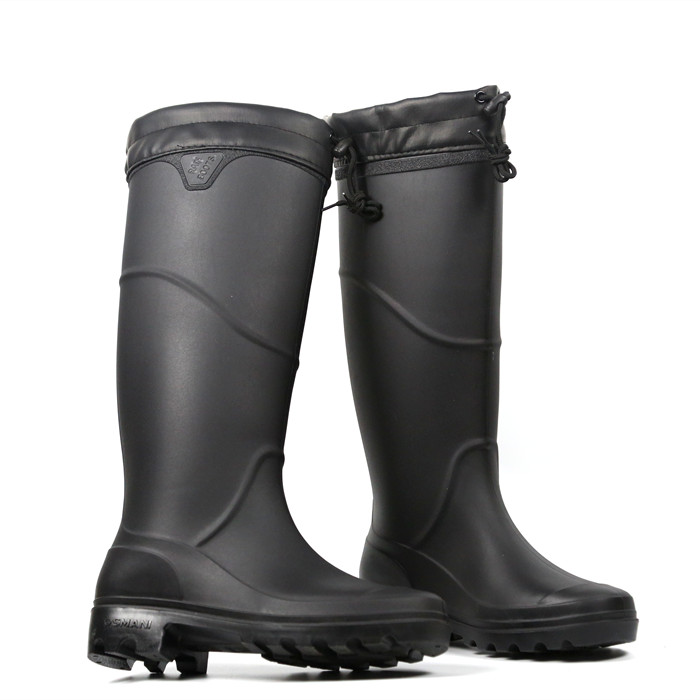 同款雨鞋防滑成人水靴男士高筒防蛇水鞋加绒保暖钓鱼胶鞋劳保工地雨靴