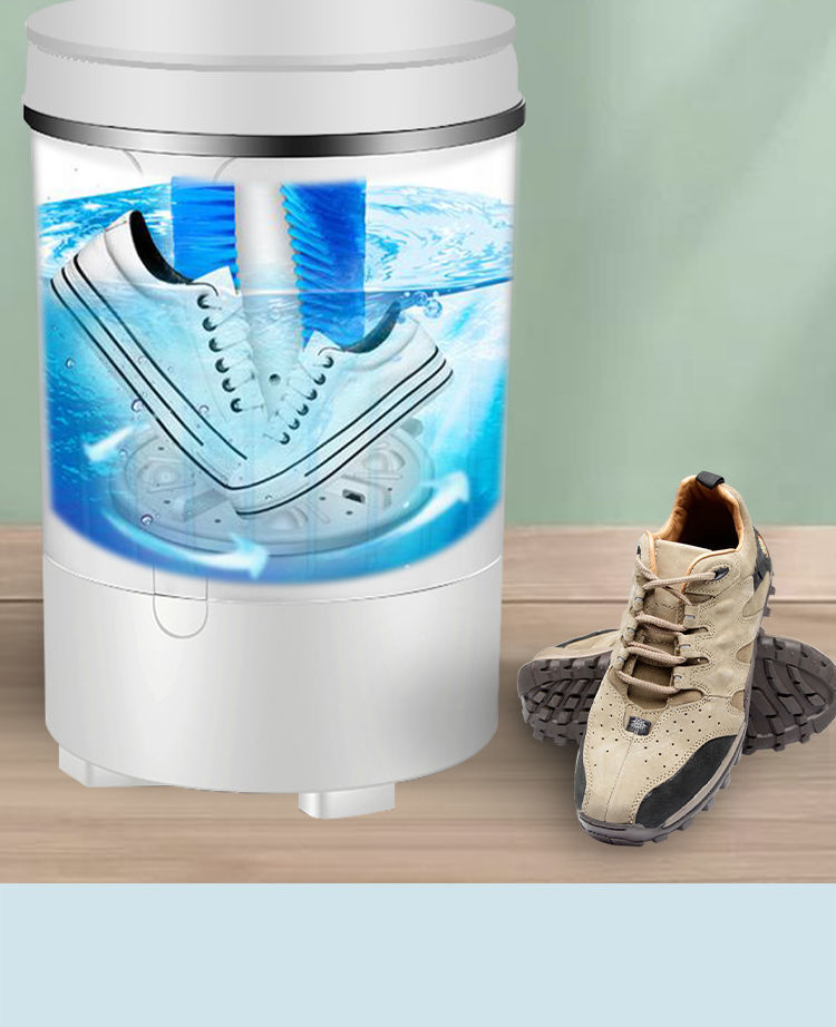 自动洗鞋机家用迷你小型刷鞋机懒人洗鞋子机器脱水甩干洗鞋衣神器obow