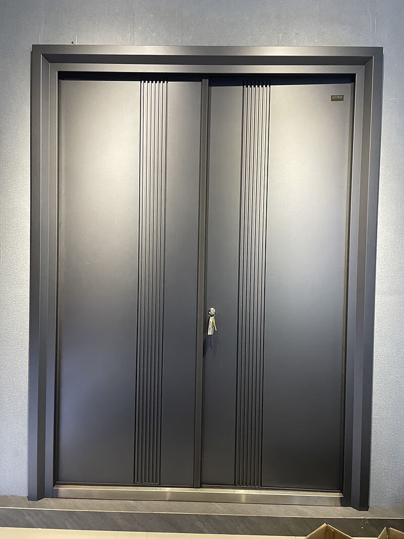 合金仿真铜复合门别墅大门双开门农村进户门四开非标大门对开门真紫铜