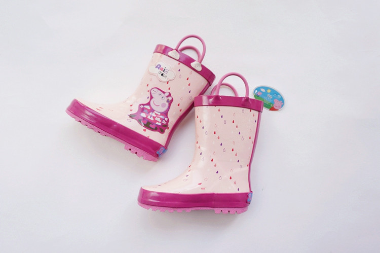 佩奇雨靴儿童雨靴小猪佩奇男女婴儿宝宝小孩粉红猪网红雨鞋水鞋春夏秋