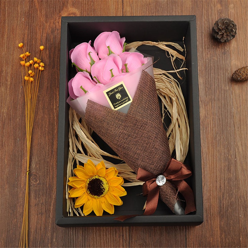 玫瑰香皂花束创意实用永生花礼盒生日礼物送女生朋友闺蜜女友商务活动