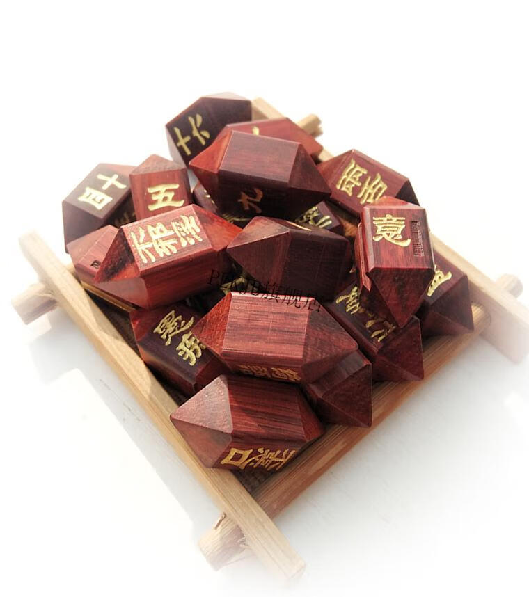 地藏紫檀占察轮花藏一叶小叶紫檀香木地藏占察轮手工打磨字迹醒目高油