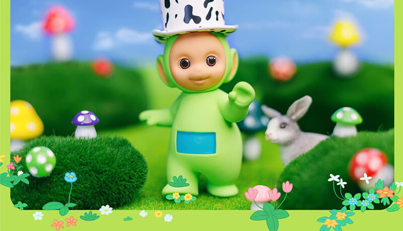 toptoy复调天线宝宝盲盒系列网红2022女孩卡通潮玩公仔玩具摆件滑板车