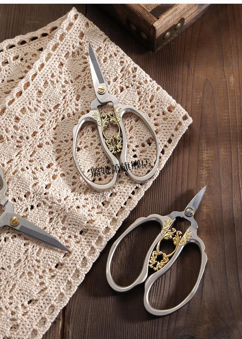 2022年新款剪纸专用尖头剪刀尖头剪窗花细尖纸艺人手工diy剪刀15cm