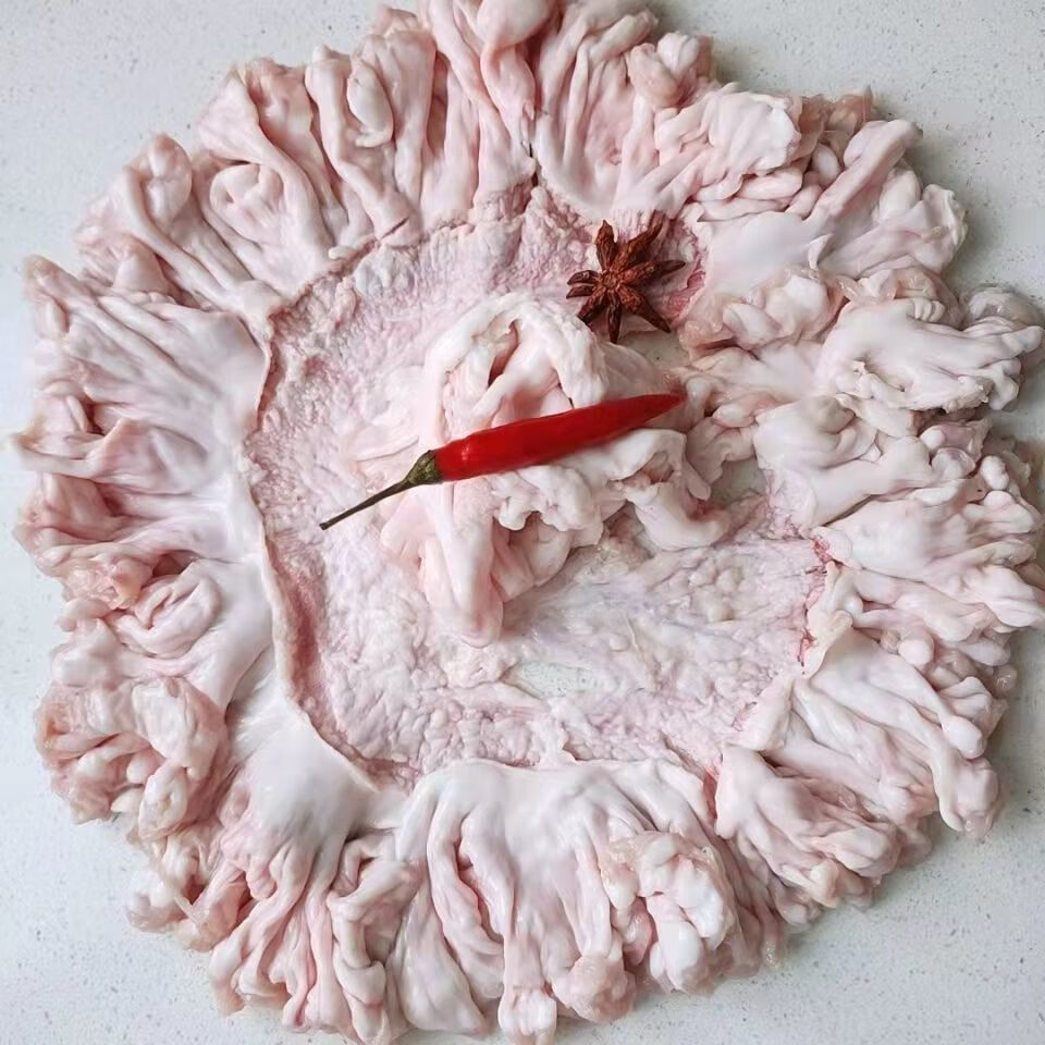 锦祥橙 新鲜鸡冠油花边油猪冠油网油水油连体猪油食用去淋巴猪下水油1