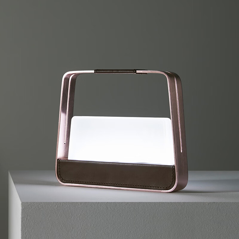 书包台灯创意床头卧室书房护眼书桌皮包小台灯卧室少女k金色按钮开关