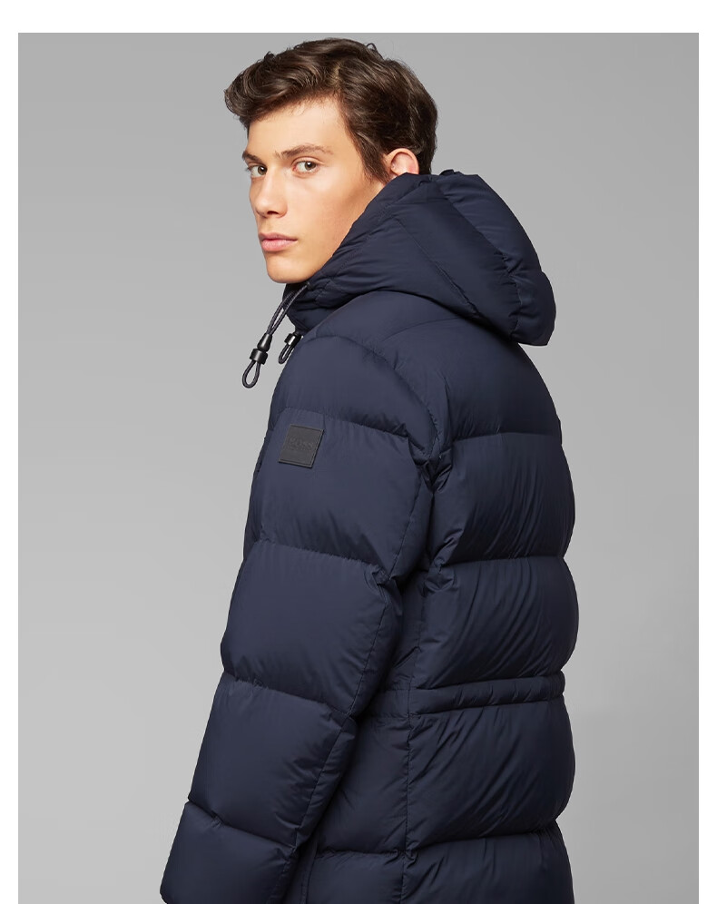 hugo boss雨果博斯男士秋冬款商务休闲复古潮流保暖防风羽绒服 402