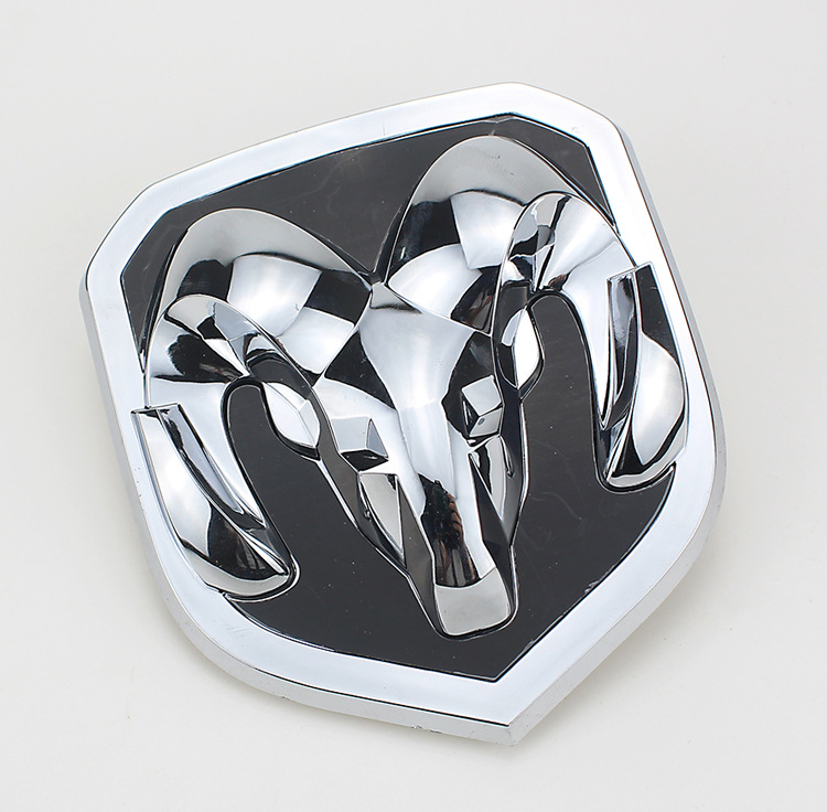 标跃道奇ram 1500中网标 道奇公羊中网标 皮卡贴标 羊头车标 碳纤底