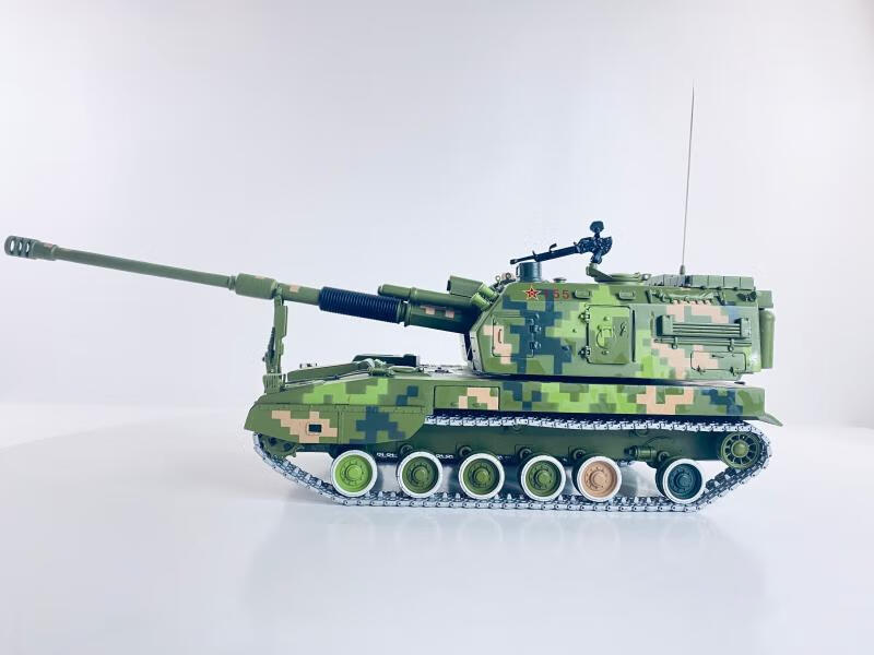plz05式新155毫米自行加榴炮合金模型自行火炮合金成品收藏摆件130