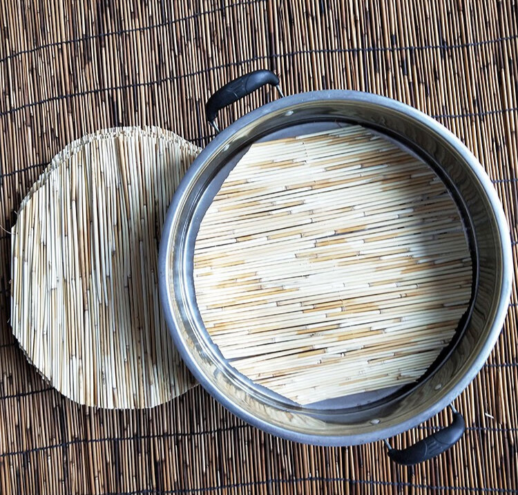 蒸锅竹篦子高粱杆软盖帘竹子帘子篦子圆形餐垫电饭锅蒸笼蓖帘笼屉蒸锅