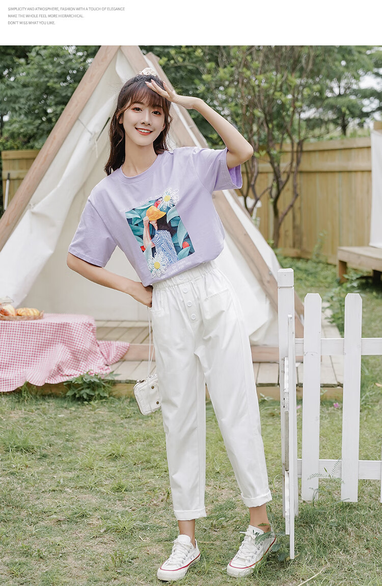 汐菡套装女学生夏季高中学生初中生女生短袖夏装衣服裤子夏天韩版宽松