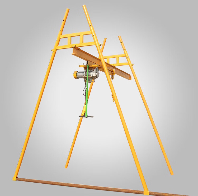 机 直滑式吊机 建筑装修吊料提升机升降小吊机 400公斤单独架子【图片