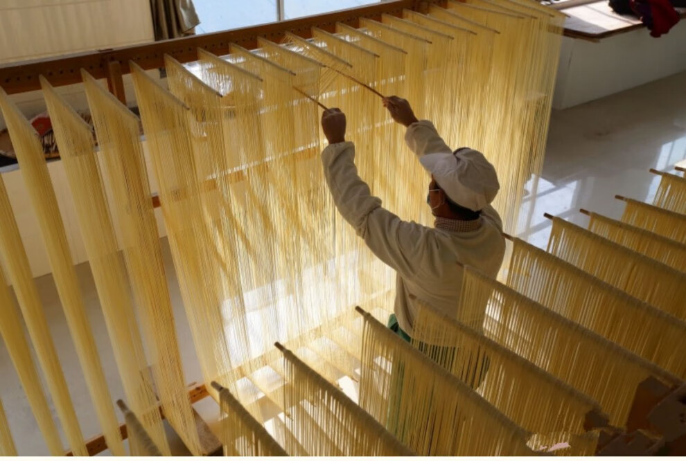 【新品】安徽安庆怀宁特产龙凤贡面4斤手工咸挂面礼