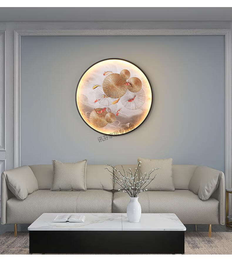 轻奢高端 壁画灯客厅玄关装饰画北欧现代壁灯轻奢餐厅装饰过道走廊灯