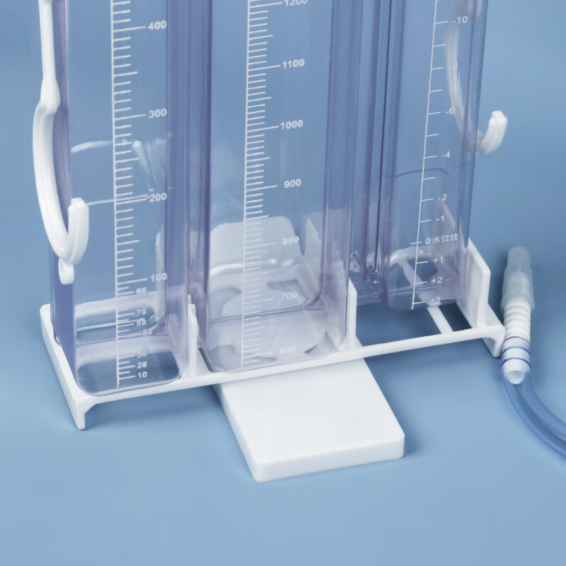 一次性使用胸腔引流装置闭式引流瓶水封瓶负压引流瓶 双腔【图片 价格