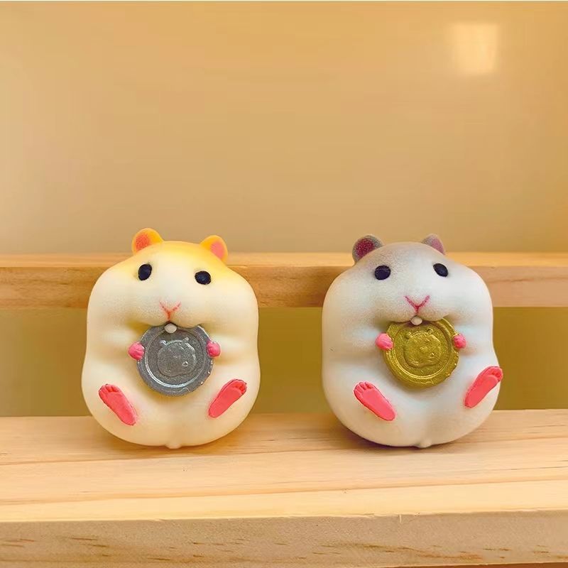 华为(huawei)生态家居同款吃货仓鼠盲盒空想造物植绒公仔可爱动物古灵