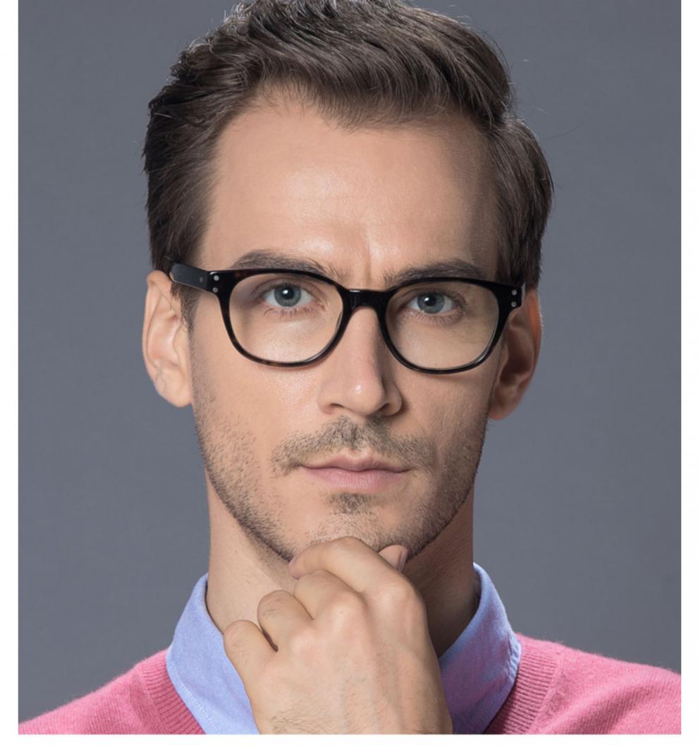 官方精选高档黑框眼镜架复古近视眼镜框全框板材男眼睛个性手工眼镜架