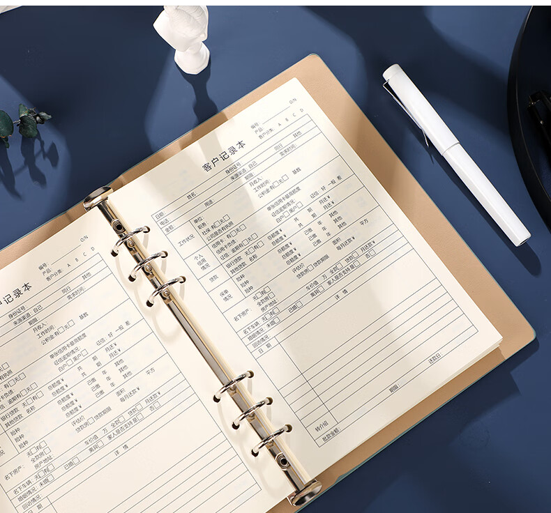 金融银行贷款意向本咨询本客户信息登记档案本信贷员专用行业资料记录