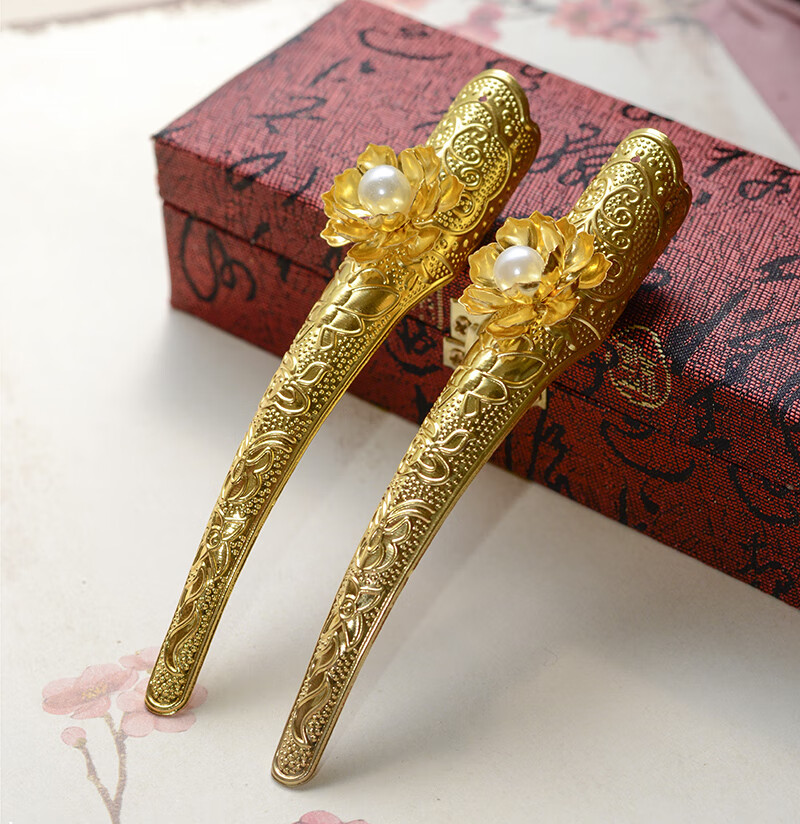 古代装清朝指甲套假长护甲套宫廷延禧攻略如懿传同款古风皇后儿童金色