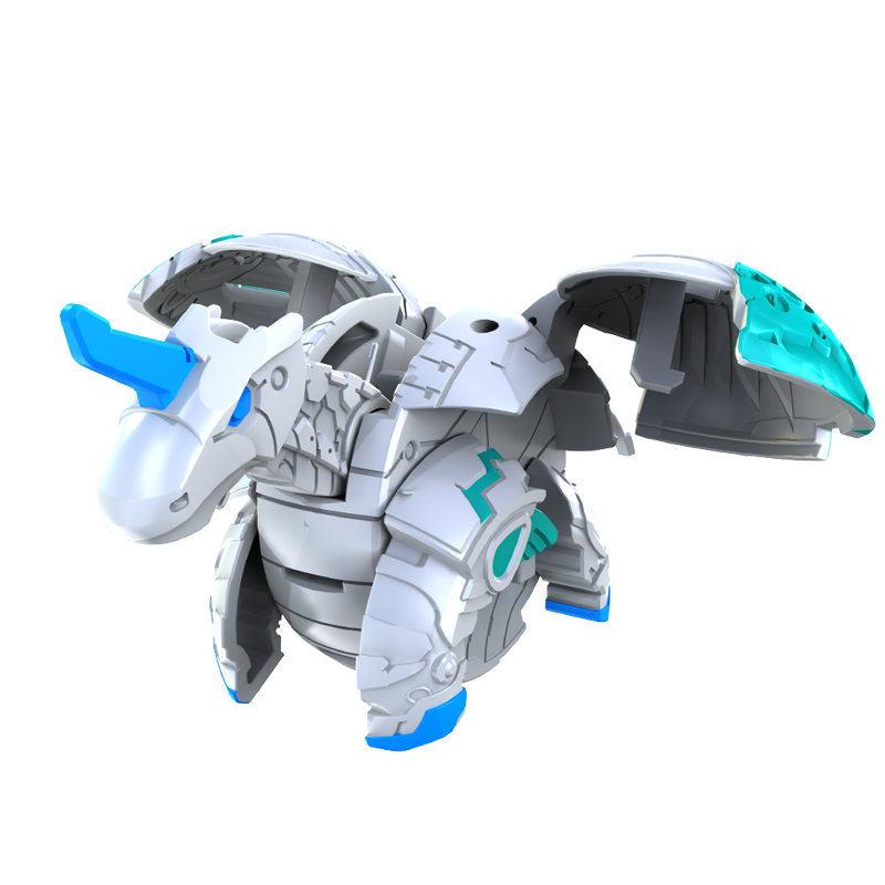 爆丸对决烈火独角龙漩涡海龙猛毒蛇姬变形蛋男孩对战玩具 烈火独角龙