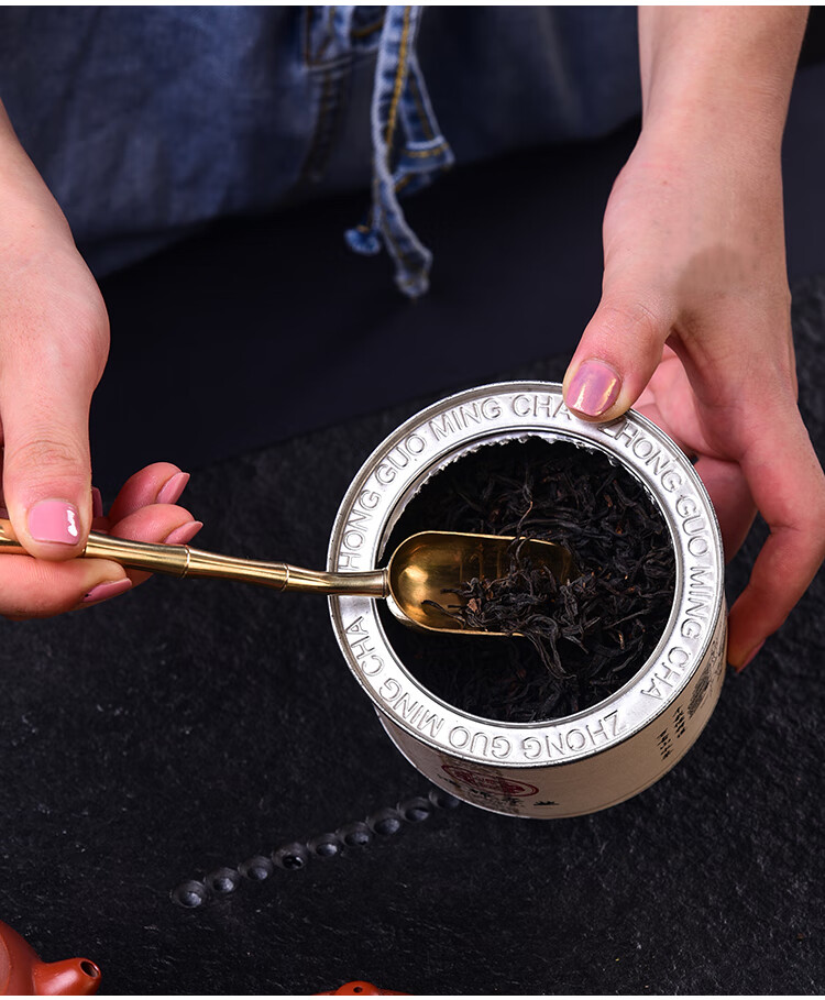 茶勺单个子茶匙量勺长柄铲茶勺取茶小号勺子茶道茶铲茶勺子竹叶茶勺