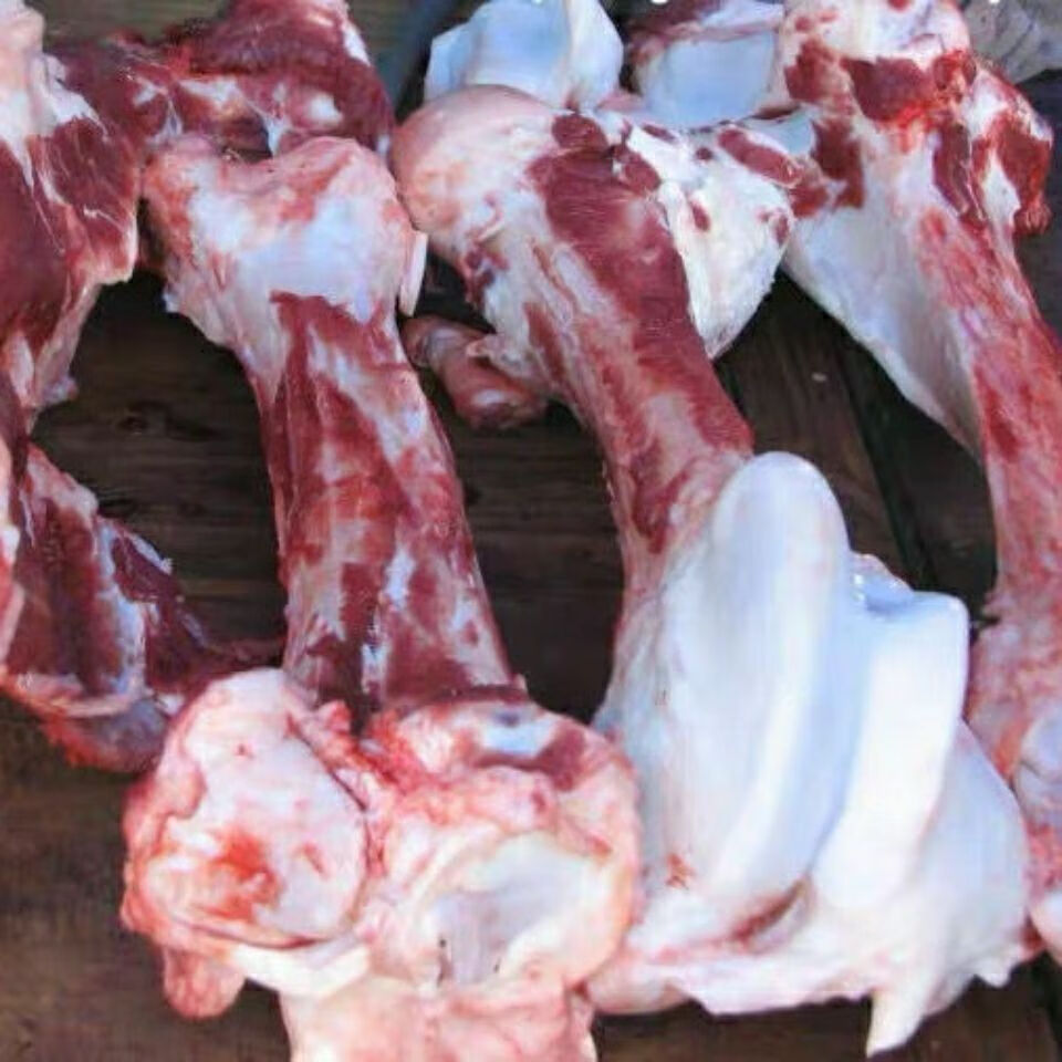 现宰现切黄牛牛棒骨牛骨髓牛骨头切块炖汤食材艾黎迪尚牛棒骨5斤装