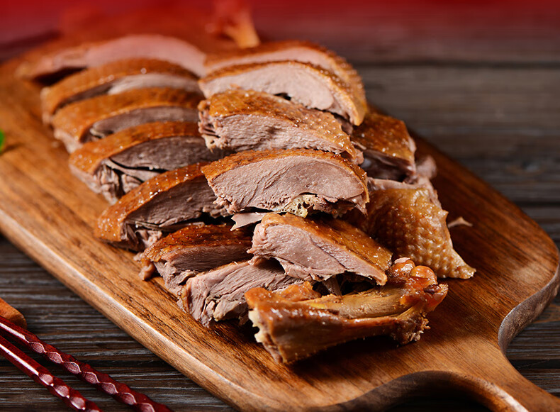 烤鹅500g烧鹅卤鹅大鹅龙江特产熏酱熟食卤味休闲零食品 对青鲜烤鹅