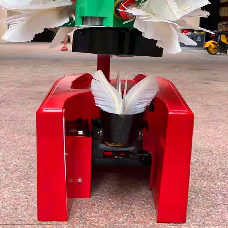 lld李老大发毽机远程遥控自动大白毽发毽机踢毽子毽球运动发球机 红色