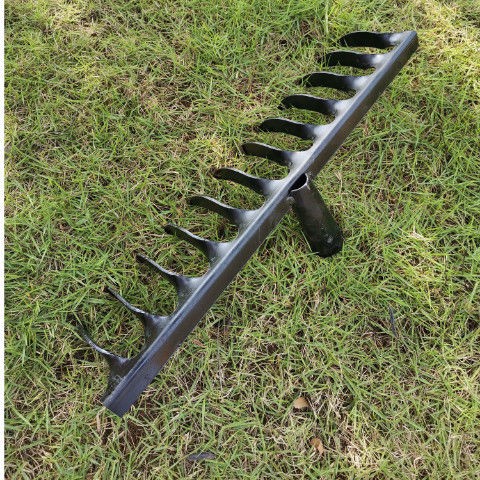 钉耙农用家用钉耙农具松土铁耙搂草钢耙铁耙子农用铁耙九齿钉耙农用
