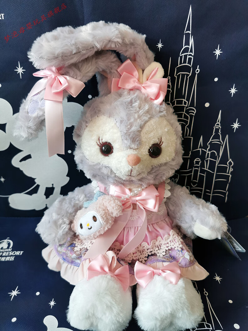 迪士尼(disney)星黛露公仔骨架款布娃娃新戴路兔子玩偶毛绒玩具女孩