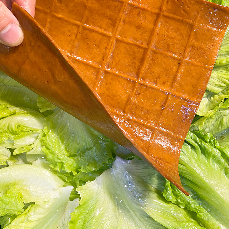 四川广安特产豆干重庆成都烧烤用苕皮腐干鲜卤薄豆皮片装商用 20片【3