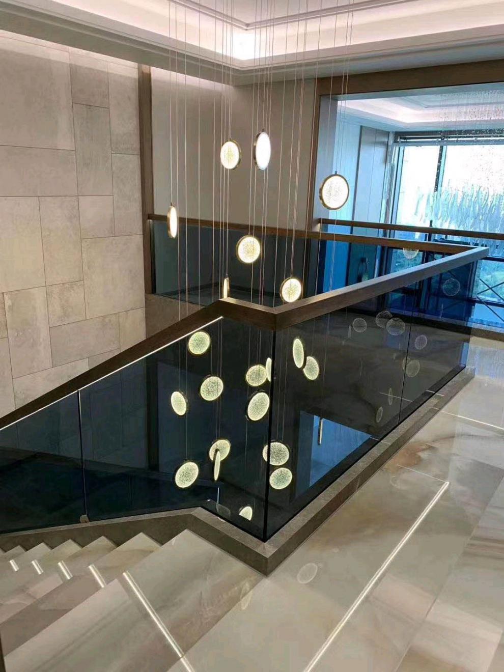 阳台无框玻璃扶手轨道地槽碳钢护栏卡槽栏杆楼梯玻璃预埋u型槽 实木卡