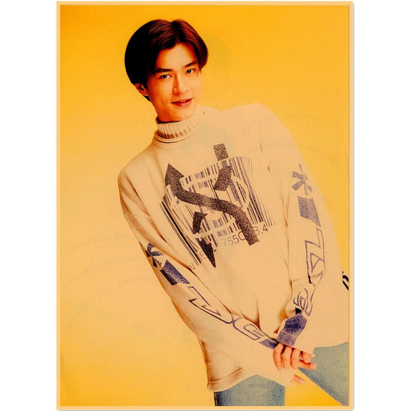 海报墙纸8090年代港台歌星海报怀旧老照片酒吧餐厅挂画墙贴 17【图片