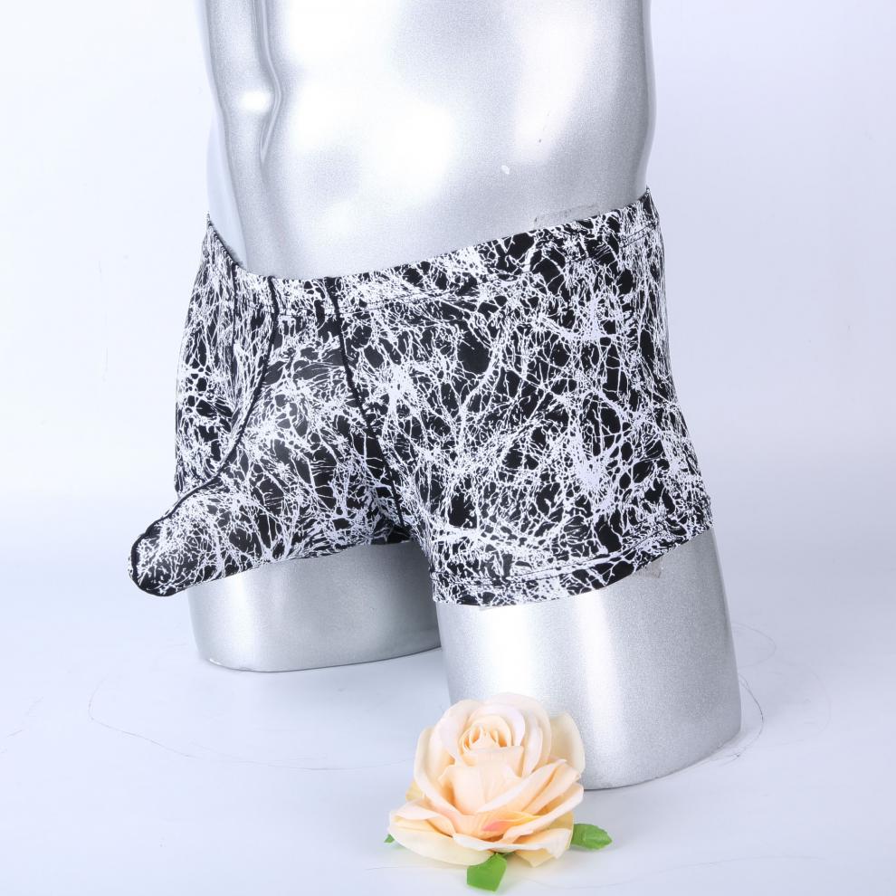 男内裤枪弹式分离透气索曲精张脉静阴囊托囊袋枪弹分离男士内裤男内裤