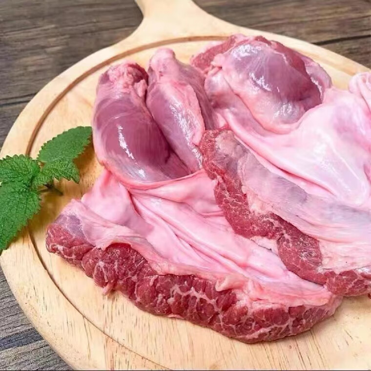果亦橙 新鲜冷冻猪肉护心肉 生鲜烧烤纯干连肝 隔膜肉 膈肌肉 罗隔肉