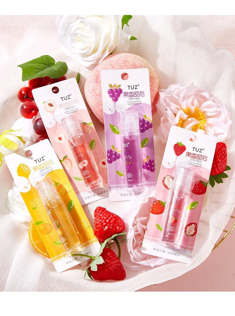 唇油嘟嘟唇透明滚珠瓶去死皮淡化唇纹润唇保湿护唇打底防干裂起皮 01