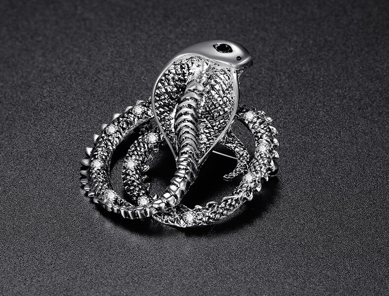 (银色)蛇胸针【图片 价格 品牌 报价】-京东