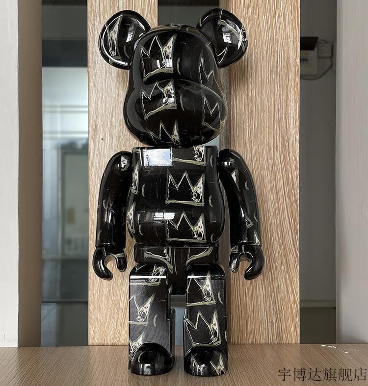 berbrick积木熊400暴力熊潮流客厅桌面积木熊摆件公仔玩偶盲盒潮棉花