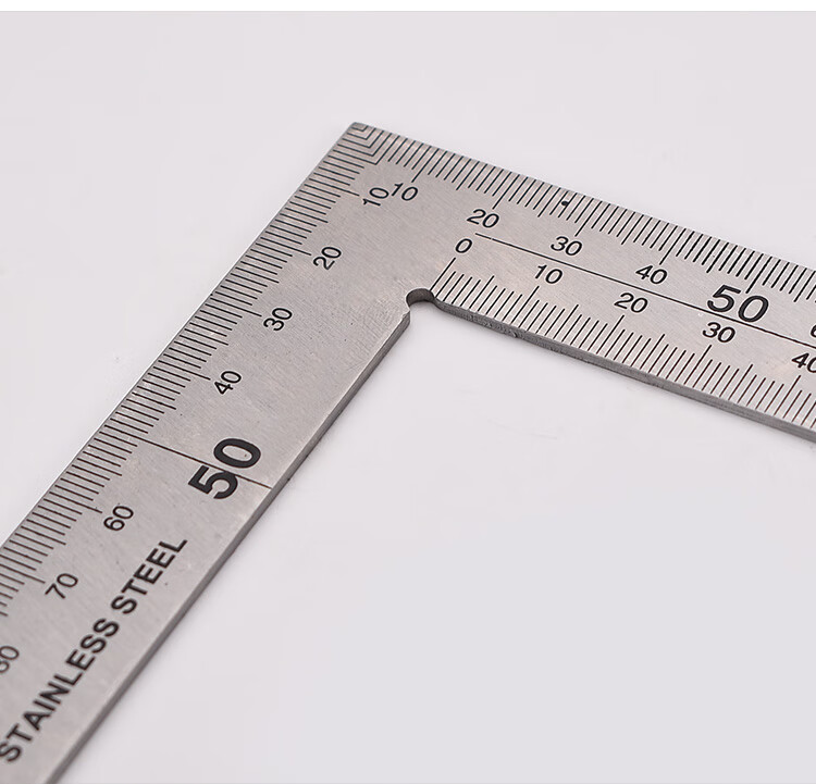 直角尺测量钢板尺加厚不锈钢角尺90度加厚300600mm木工装修l型尺拐尺