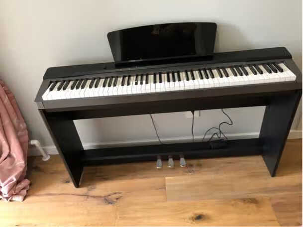 电钢琴谱架雅马哈p95p115p48p125谱台谱板卡西欧罗兰通用黑色p85p95