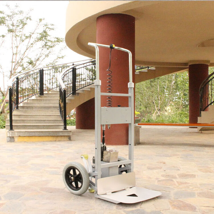 电动载物爬楼机爬楼车楼梯爬楼搬运车上下楼家具家电配送工具 48v锂电