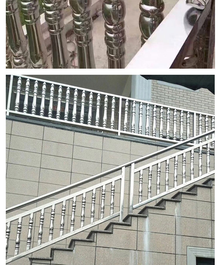 不锈钢罗马柱阳台护栏柱子围栏柱子楼梯室外护栏柱栅栏柱子1号柱70